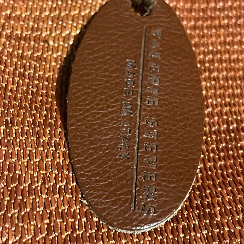 Valerie Stevens Straw woven leather shoulder strap dual carry  Bag - Picture 13 of 14